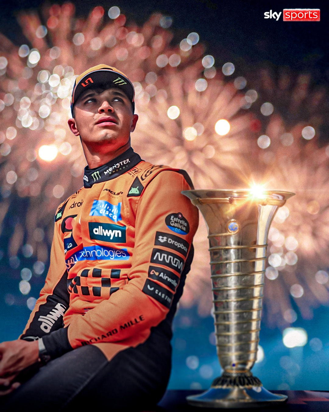 LANDO NORRIS IS WORLD CHAMPION! Chequered flag: Lando Norris has done it! Britain has a new Formula 1 world champion! 🙌