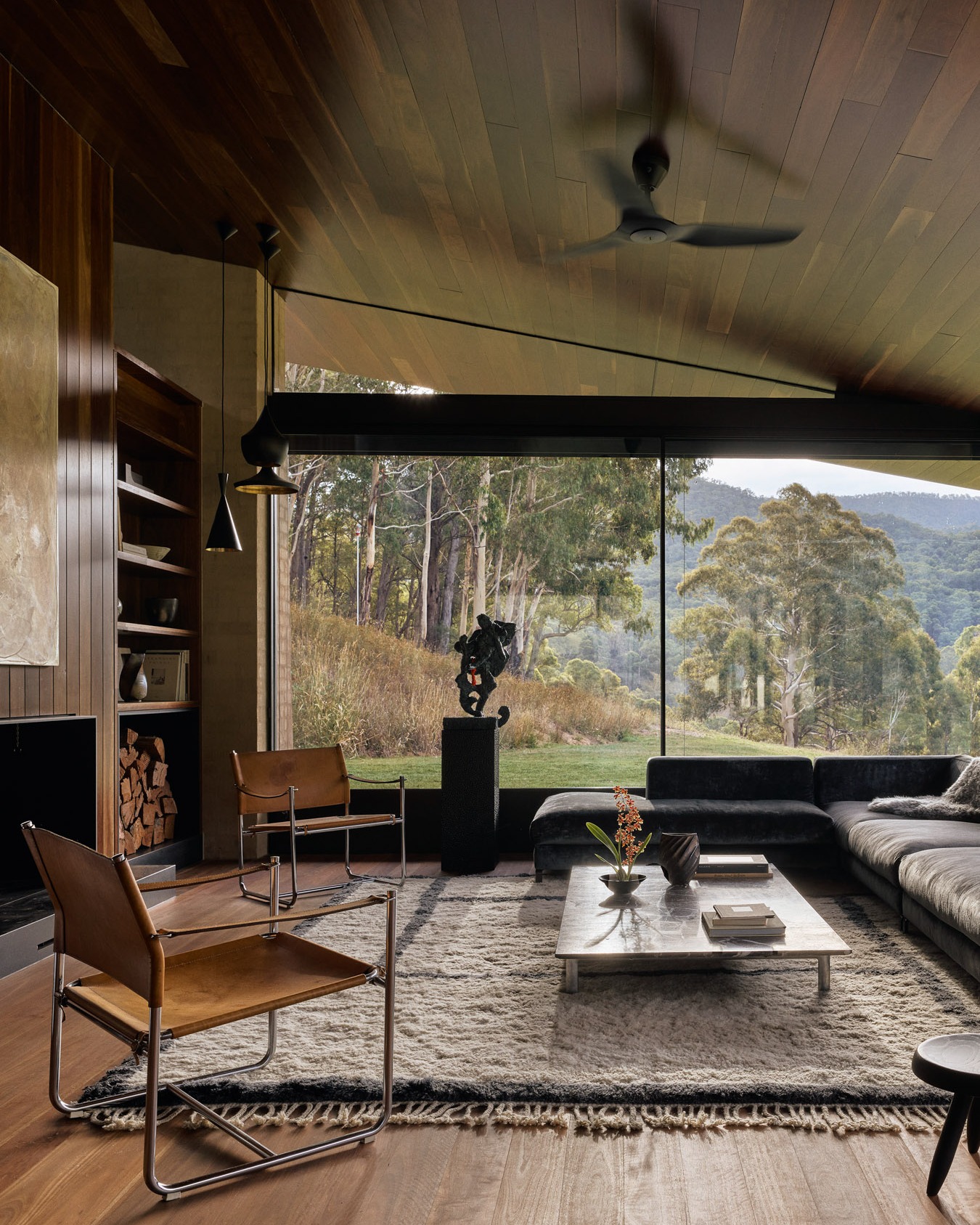 Architects at Home • Video Feature • It has been less than a year since the completion of @howquariverlodge, and Rob Mills of @robmillsarchitects  is still getting accustomed to the idea of living the quiet country life he always imagined.

“Howqua River Lodge has been a soul project for many years, made all the more meaningful by its deep roots in my family’s history. It holds immense personal significance, and it’s been a true honour to share this extraordinary landscape,” admitting that carving out time to retreat to the mountains is an act of intention.

Watch the full video on The Local Project or read Rob Mills at Home on The Local Project or in our hardcover book, Architects at Home.

Photography by @smartanson.
Styling by @jackmilenkovic.
Architecture and interior design by Rob Mills Architecture & Interiors.