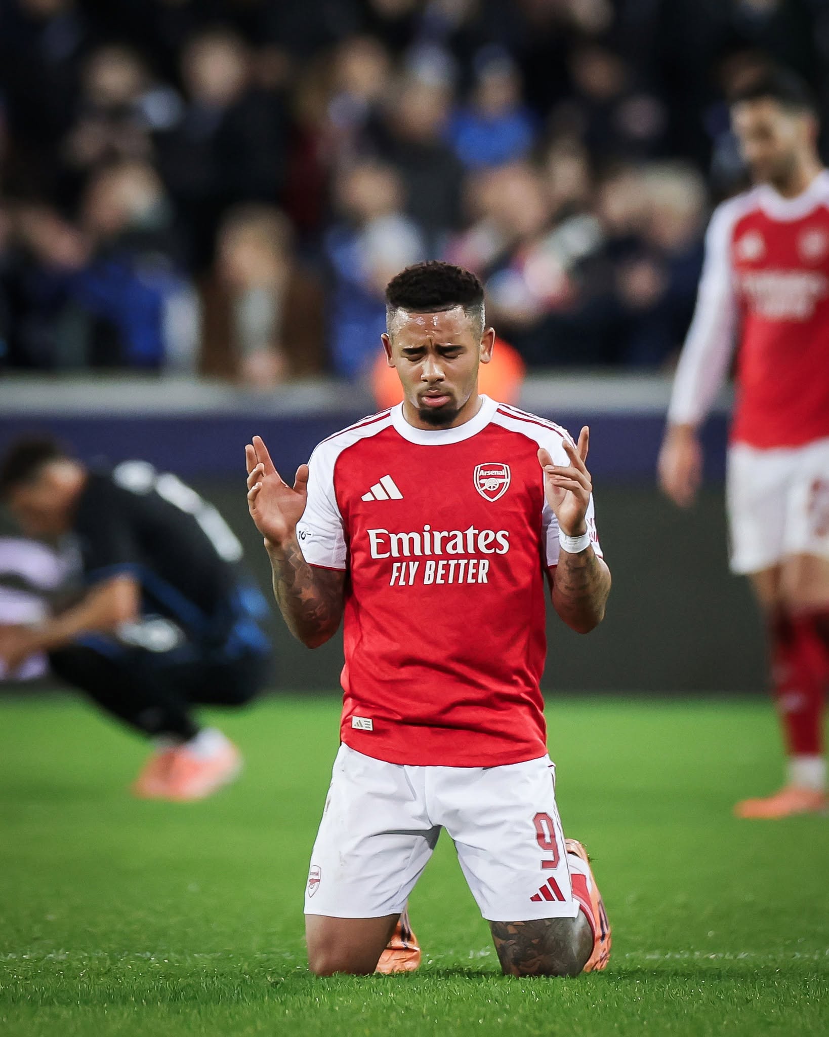 332 days after tearing his ACL, Gabriel Jesus is back for Arsenal 💪