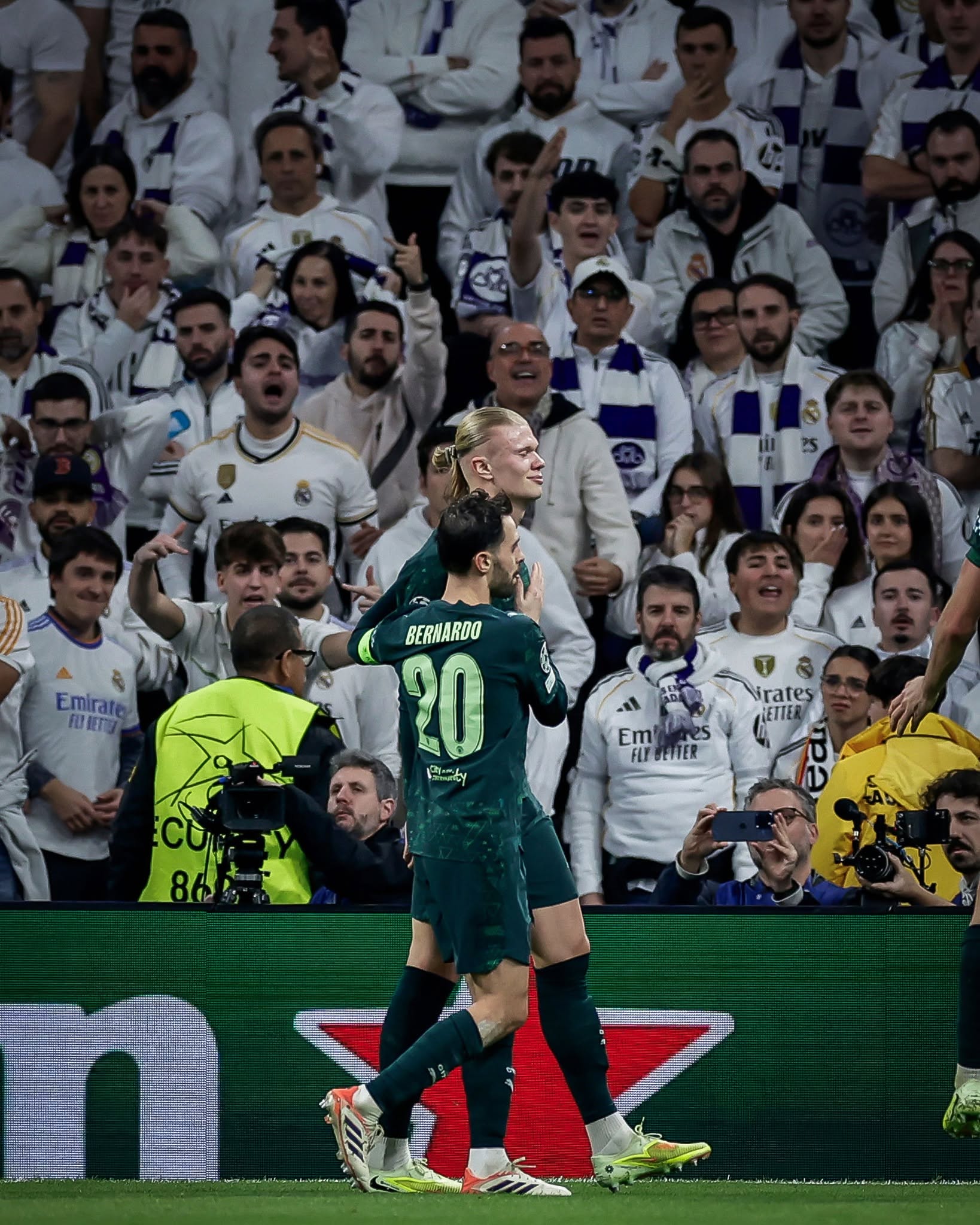 35’—O’Reilly ⚽ 43’—Haaland ⚽

Man City turn it around to beat Real Madrid 2-1 at the Bernabéu 🔄