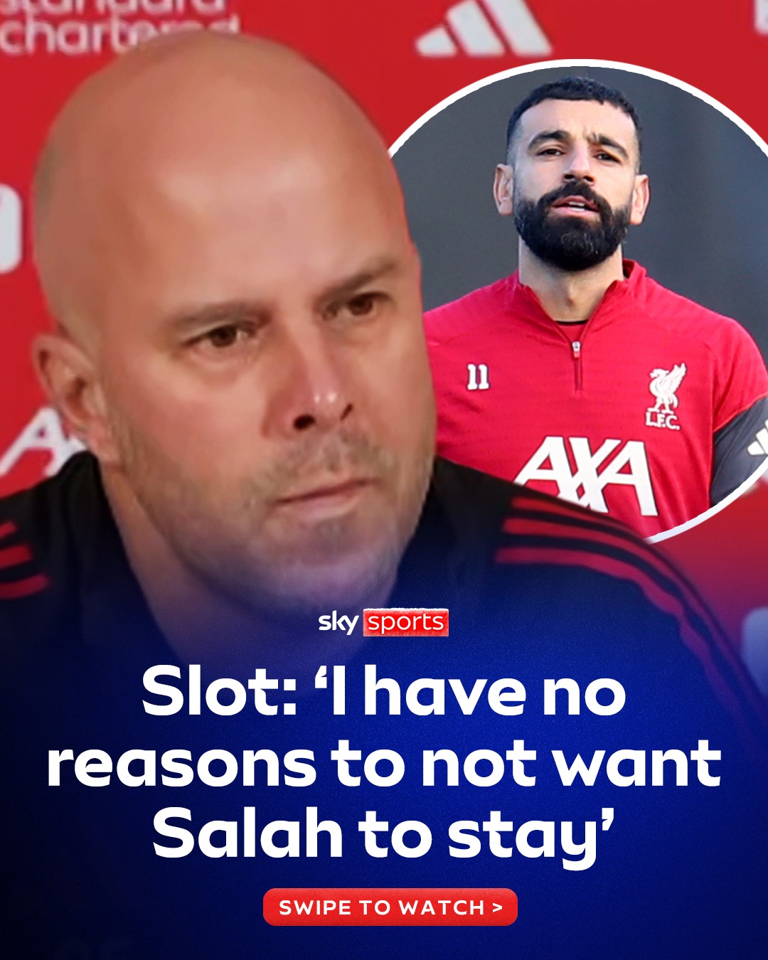 Liverpool head coach Arne Slot will hold talks with Mo Salah on Friday, "the outcome of which will determine" if he will feature against Brighton on Saturday 🔴