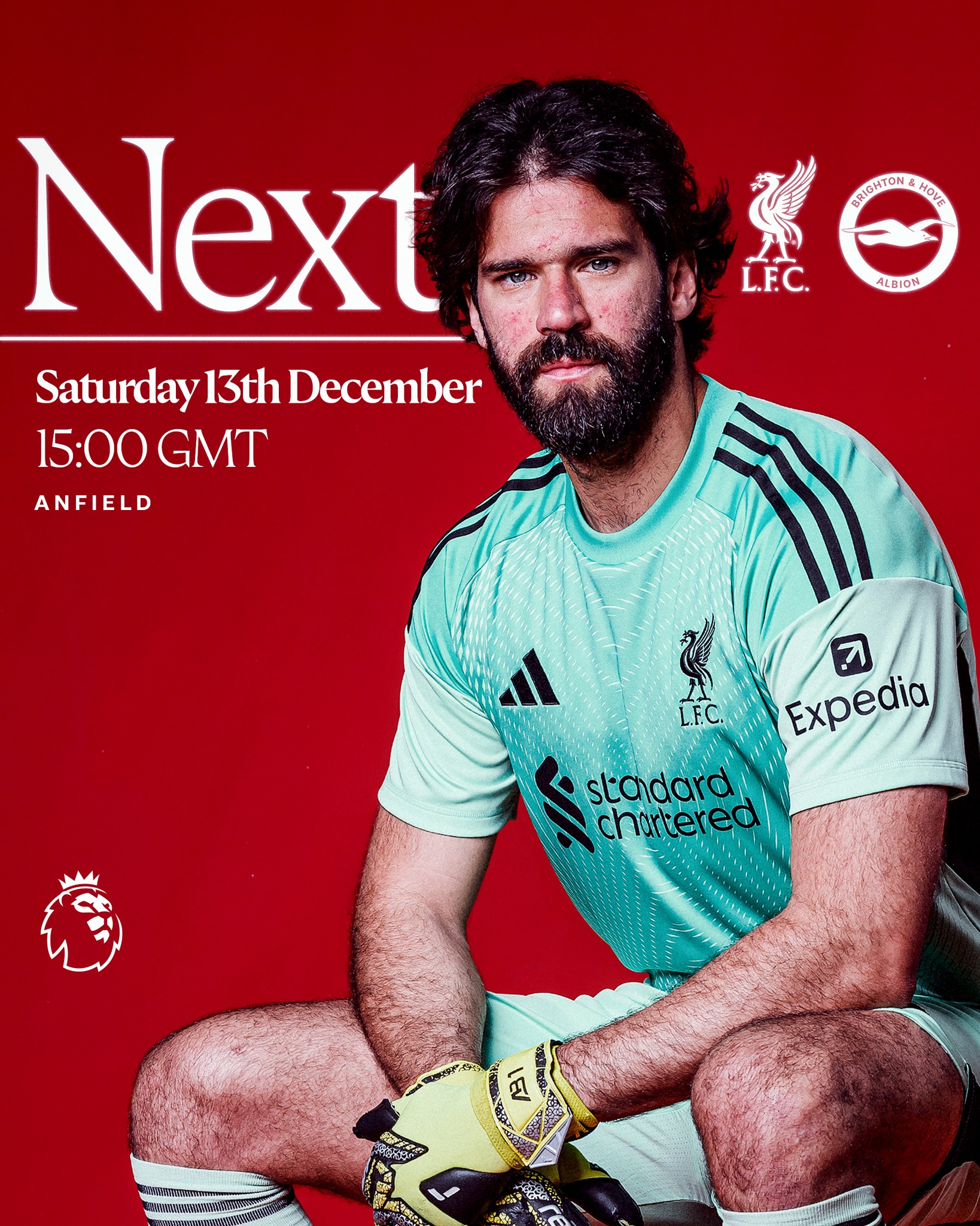 Next up: The Reds return to Anfield for Premier League action against Brighton 🏟️🔴 #LIVBHA