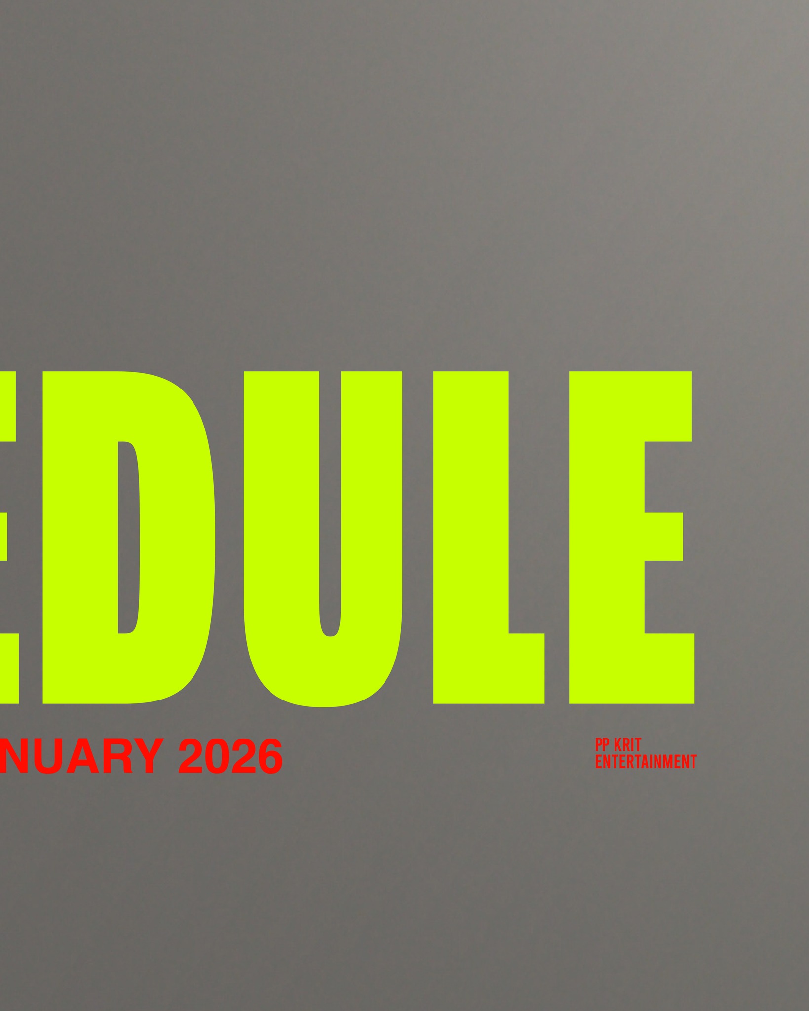 ตารางงาน 'พีพี กฤษฏ์' ประจำสัปดาห์
วันที่ 29 ธันวาคม 2568 - 4 มกราคม 2569 

#PPKritEntertainment #PPKritt