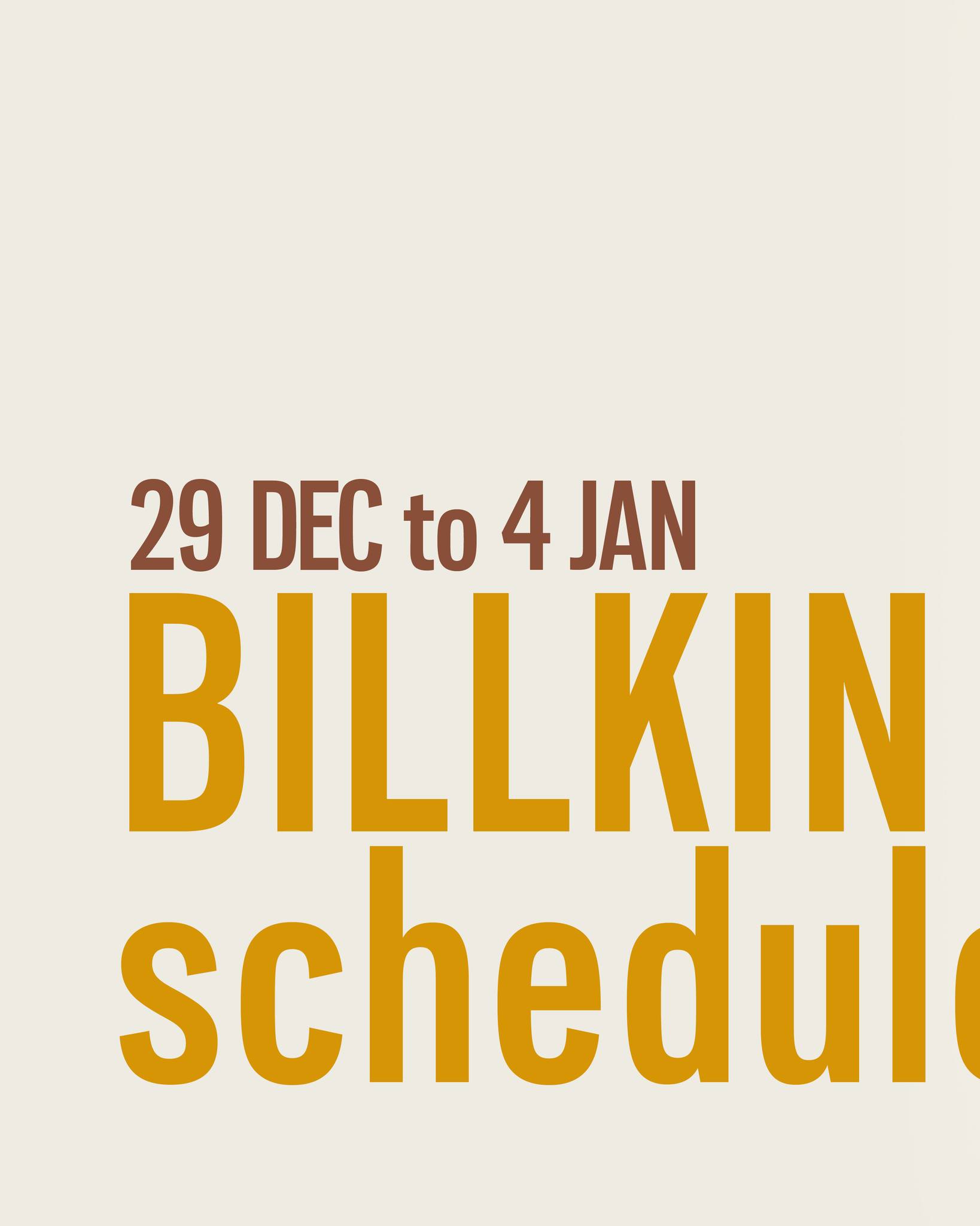 ตารางงาน 'บิวกิ้น พุฒิพงศ์' ประจำสัปดาห์
วันที่ 29 ธันวาคม 2568 - 4 มกราคม 2569

#BillkinEntertainment #Bbillkin