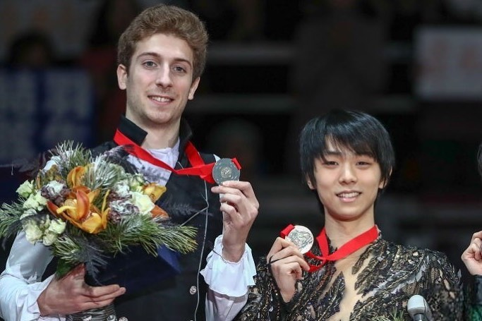 Величайший фигурист современности, двукратный олимпийский чемпион Юдзуру Ханью объявил о завершении своей спортивной карьеры. Все истинные поклонники таланта Юдзуру-Сан отнеслись к этому решению с большим сожалением. 
  Никто не сомневается, что это взвешенное решение спортсмена, который уже много лет радовал своим талантом и харизмой огромное количество поклонников по всему миру. 
  Лично для меня, как и для многих спортсменов, было большой честью кататься и выступать вместе на одном льду на разных турнирах, а так же стоять на одном пьедестале. Желаю дальнейших успехов во всех проявлениях. 
  С уважением, Морис Квителашвили.

  The greatest figure skater of our time, two-time Olympic champion Yuzuru Hanyu has announced the end of his sports career. All true fans of Yuzuru-San's talent reacted to this decision with great regret. 
  No one doubts that this is a balanced decision of an athlete who has pleased a huge number of fans around the world with his talent and charisma for many years. 
  For me personally, as for many athletes, it was a great honor to skate and perform together on the same ice at different tournaments, as well as to stand on the same podium. I wish you further success in all your endeavours! 
  Best regards, Moris Kvitelashvili.

#moriskvitelashvili #yuzuruhanyu #figureskating