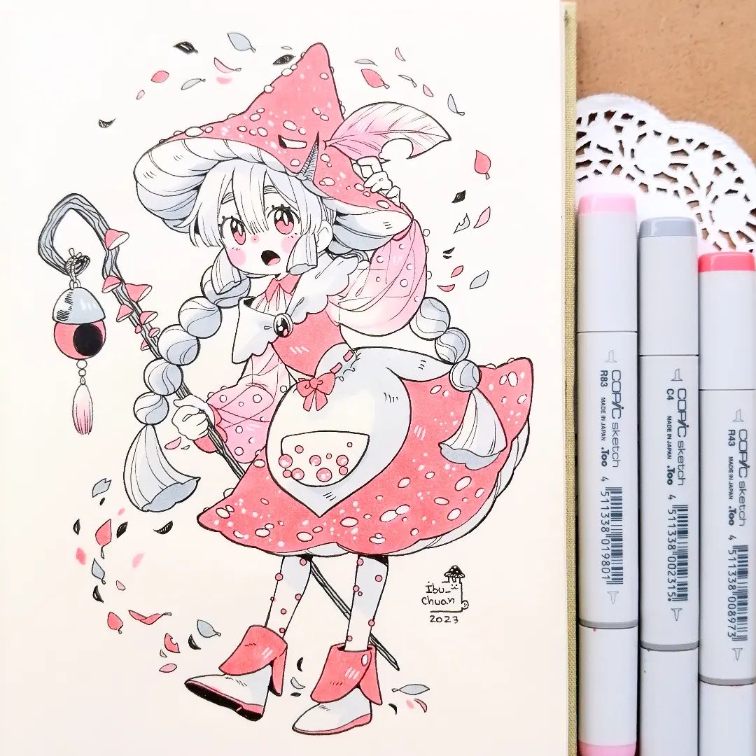 Niña amanita version 2(?

 Otro rediseño de un inktober pasado, creo que pocas la recordaran 🍄🍂🍁

#drawtober2023 #mushrooms #autumn