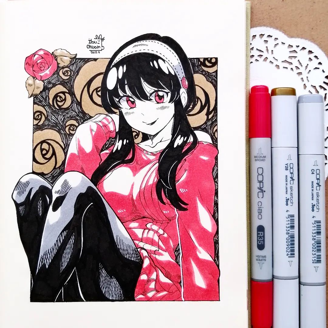 Yor Forger 🌹

 Mas fanarts de spyxfamily 🙏🏻

#spyxfamily #yorforger #yoruforger #fanart #rose