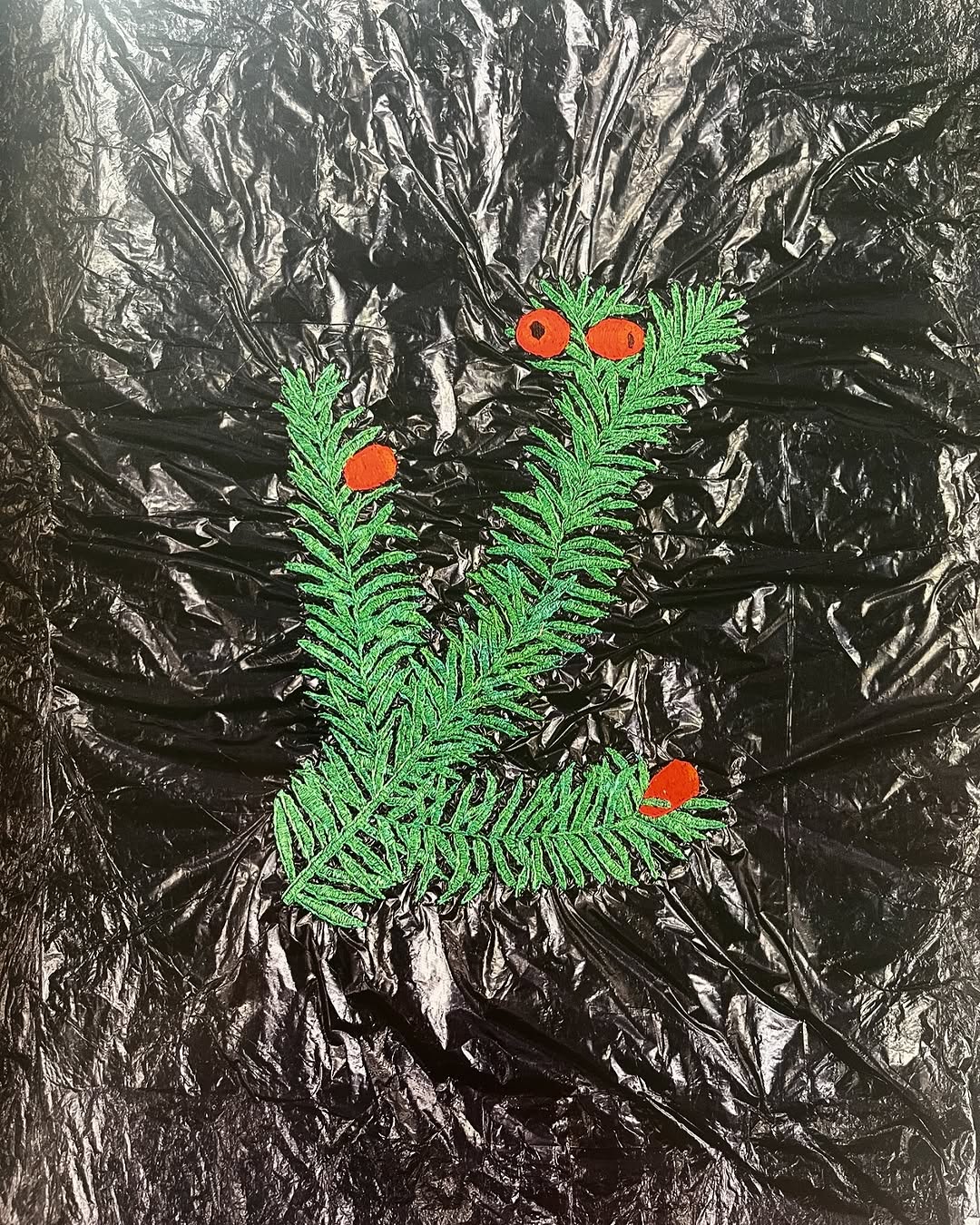 『時をこえて ひと針のゆくえ』
アナイス・ボーリュー作 @anais_beaulieu 
青木恵都 訳

仲間と行く道
イチイの木にふれると, 夢見心地になると言う。
森での散歩の途中, ふとイチイにもたれかかると,
つぶやきが聞こえた。
私たち人間も木も,
この世に生まれた奇跡のようなものだという。
石や花, クジラもまた, 同様に。
嬉しくなってイチイの木を強く抱きしめ,
私はまた歩きはじめた。

🪀🖍️