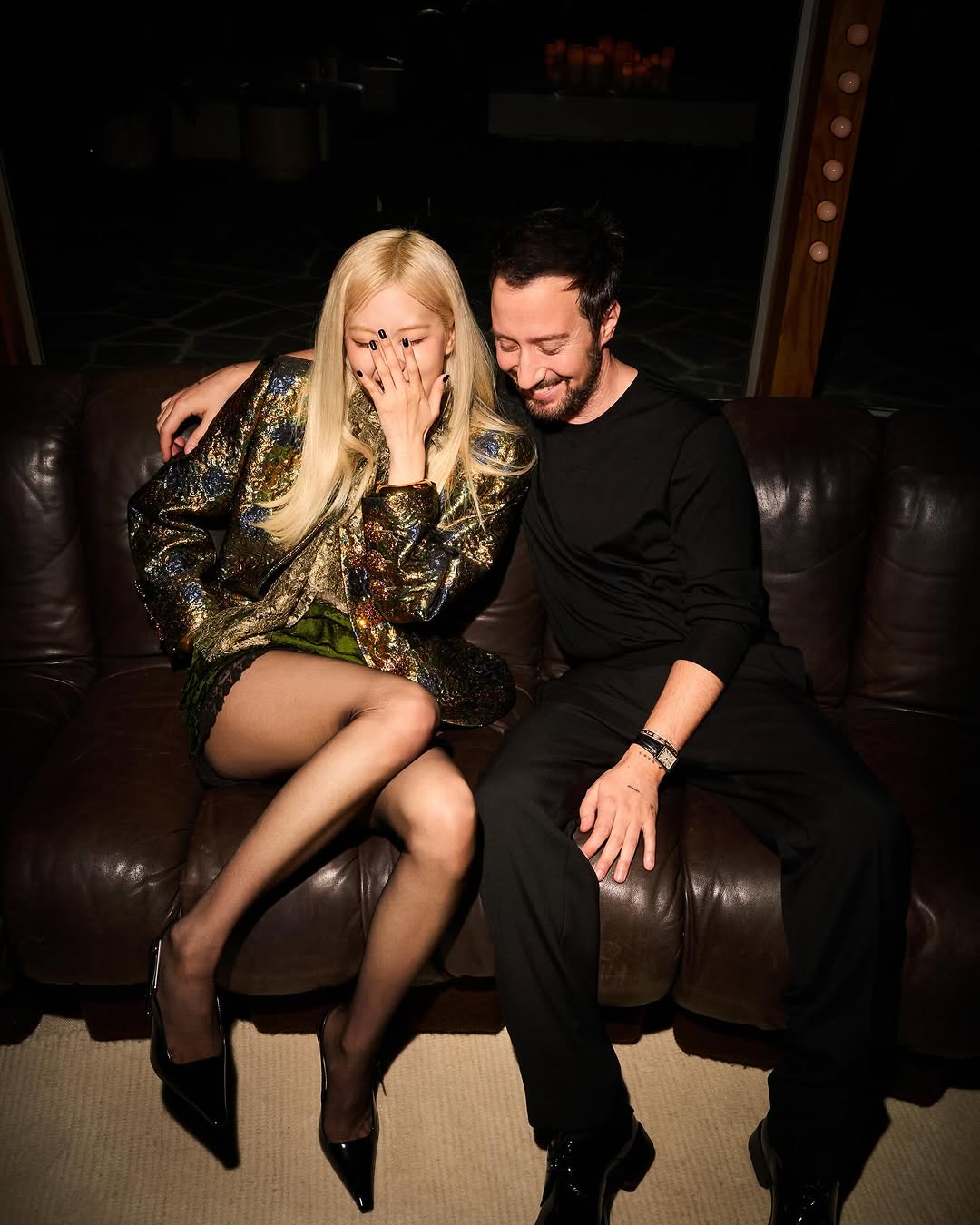 Saint Laurent @ysl x @vanityfair Oscar Dinner 
@anthonyvaccarello @roses_are_rosie