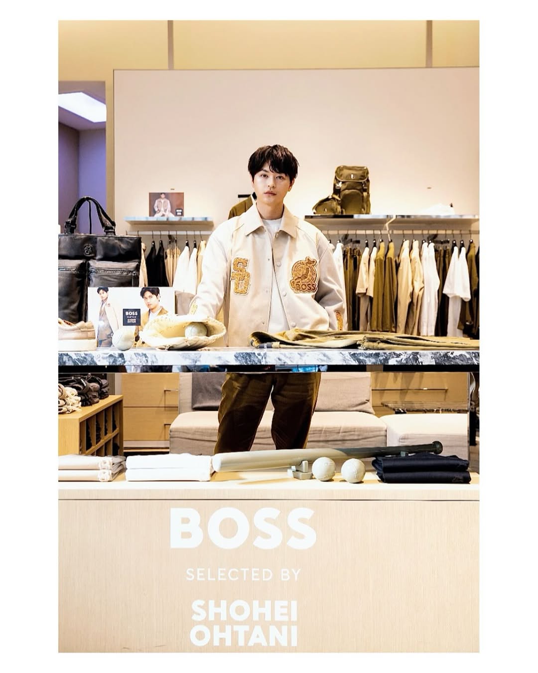 BOSS銀座店で行われた『BOSS SELECTED BY SHOHEI OHTANI』のコレクション発表会に行ってきました。
大谷翔平選手にインスパイアされたデザインの限定アイテムが、3月19日(水)よりPOP UPストアおよび、全国のBOSS店舗にて販売開始されているので、是非！

#BeYourOwnBOSS #BOSSx大谷翔平 #PR @boss