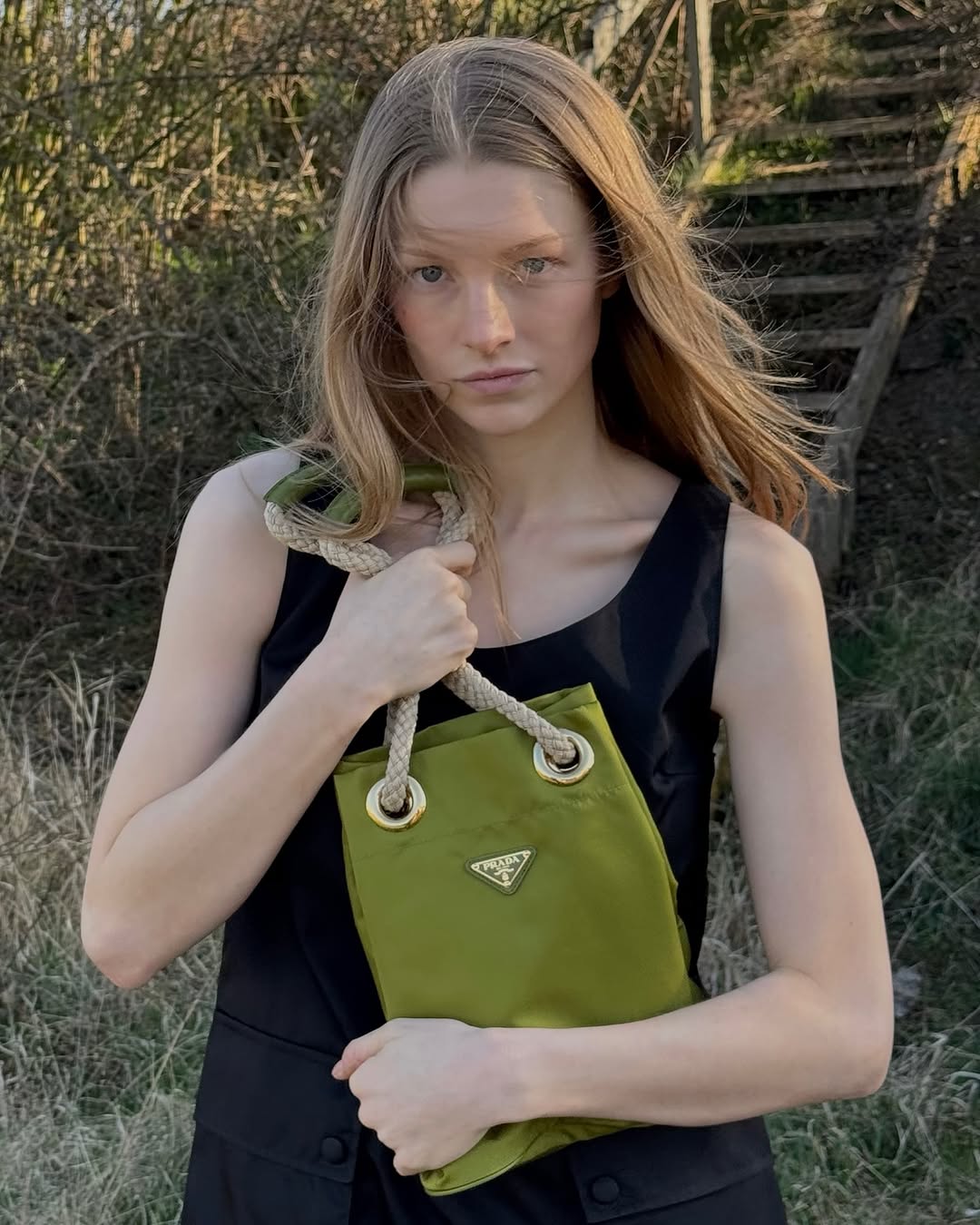 #PradaReNylon in prague ♻️💚 @prada 
#ad