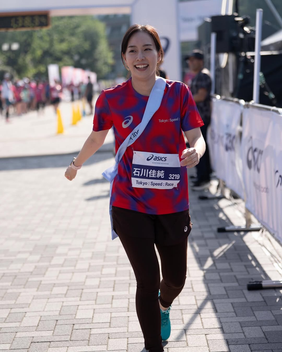 ***
Tokyo：Speed ： Raceに参加しました！
スタートの1kmと最後の1kmを走らせていただきましたが、スタートからのみなさんの速さに圧倒されながらも😂、自分にできる全速力で頑張りました🏃‍♀️💨
レジェンドランナーの皆さんや、たくさんの参加者の方と一緒に走れてとても貴重な楽しい時間でした！
ハーフマラソンリレー、また挑戦したいです！

#SoundMindSoundBody
#スタート前には高橋さんに走り方を教えてもらいました🥹
#楽しくランニング続けたいと思います🏃‍♀️