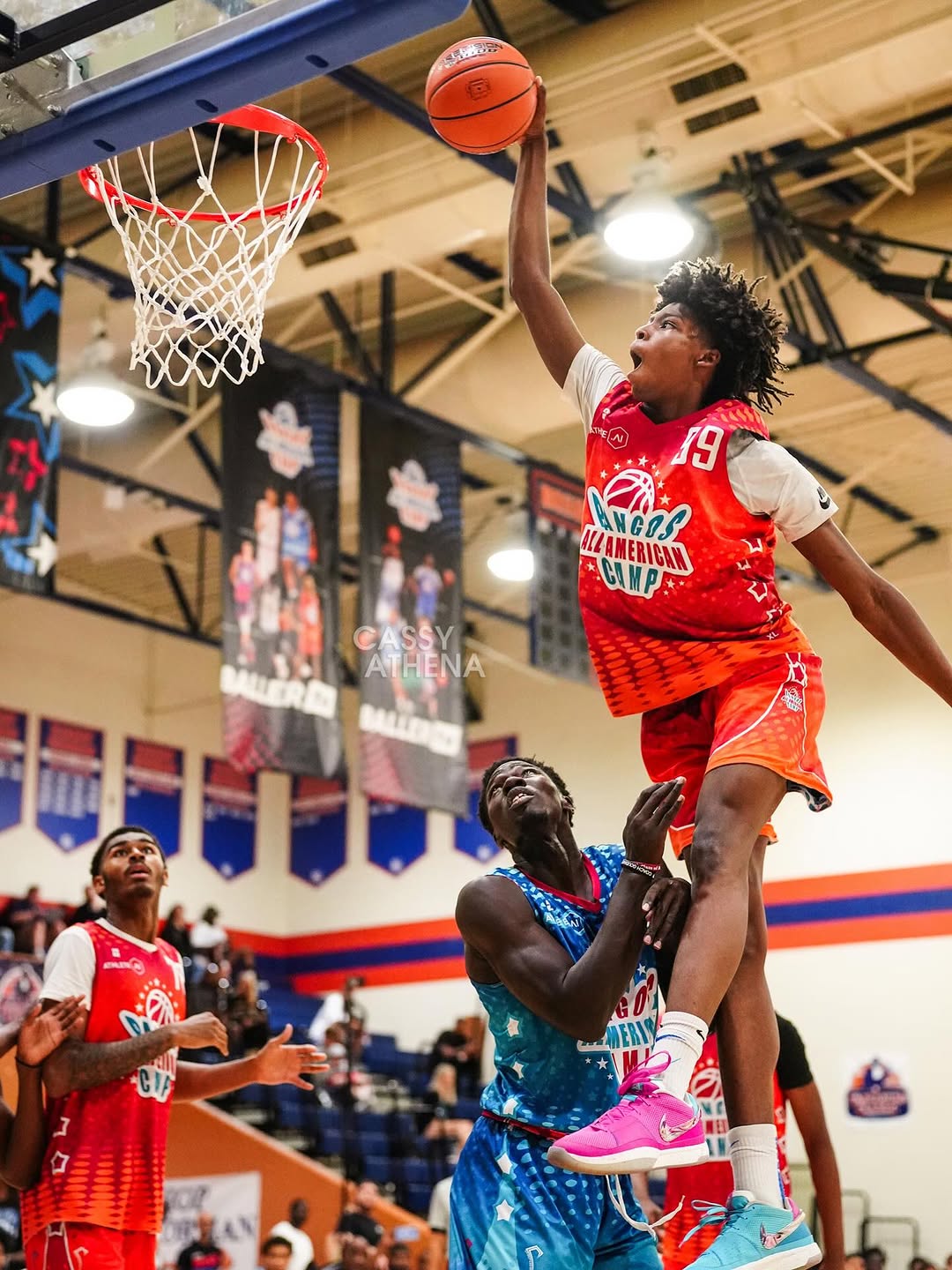 Another great year capturing the future of basketball at @pangosaacamp 🏀 was also so cool hanging at the $25k a night hardwood suite at the @palms! Thank you @limitlesllc @lesism0re @dinostrigonis 🤝✅