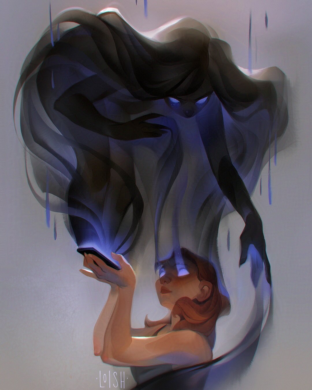 I did it. After a lifetime of using light mode on all my devices, I switched to dark mode. My eyes just can’t take it anymore, and after a few days of using it, I decided dark mode was actually kind of cozy and nice. So it was time to update my light mode art with a new version!
⠀⠀⠀⠀⠀⠀⠀⠀⠀
Which mode do you use: Light or Dark?