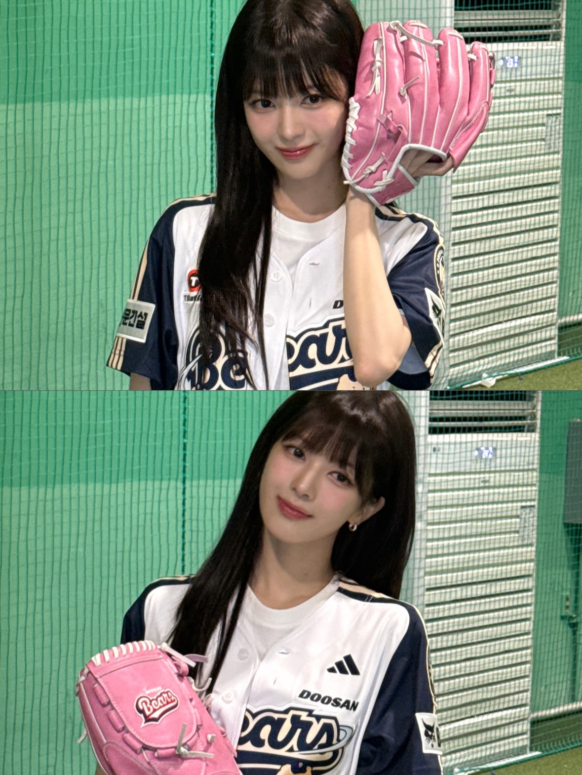 첫 시구⚾️♥️
@doosanbears.1982 와 함께 할 수 있어서 영광이었습니다 !! 
너무너무 행복했던 하루였다 ••• 역시 야구는 직관이야…
망곰데이 첫 날을 함께할 수 있어서 행복했습니다아🐻