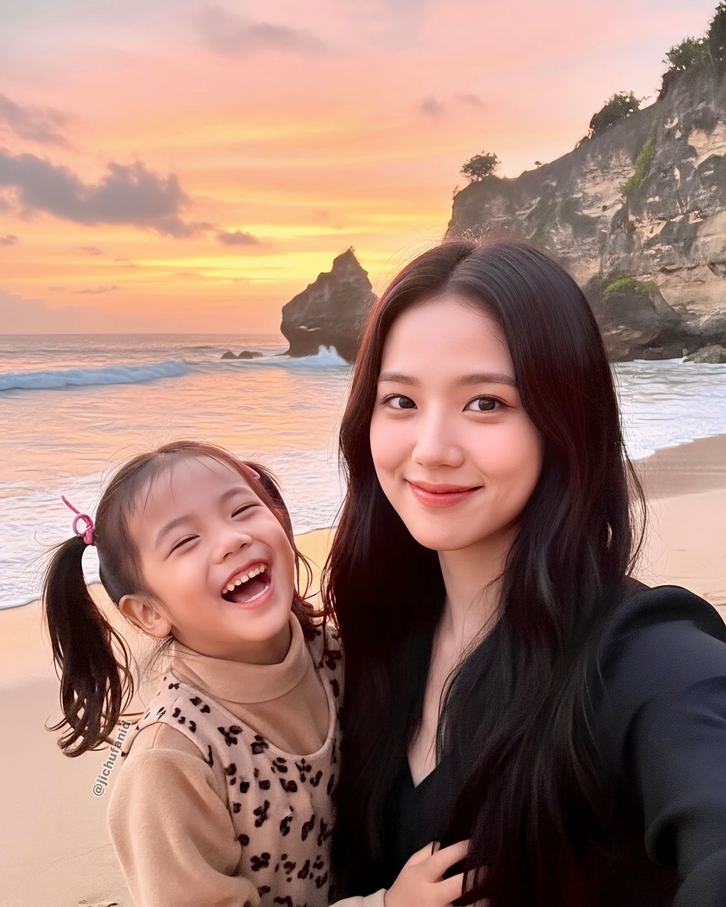 JISOO and her childhood self 🐰♥️
.
.
.
⚡Warning: These images are not real, they were created using artificial intelligence. Professional merges with a fun twist! 😎

#블랙핑크지수 #김지수 #KIMJISOO #지수 #JISOO #BLACKPINKJISOO #JISOOChildhood