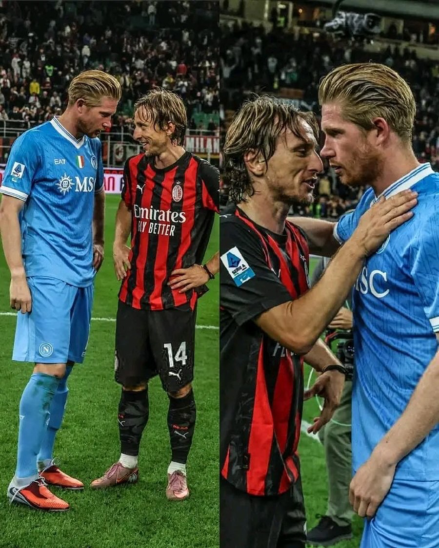 Everybody enjoys good football. Good to see you brate @lukamodric10