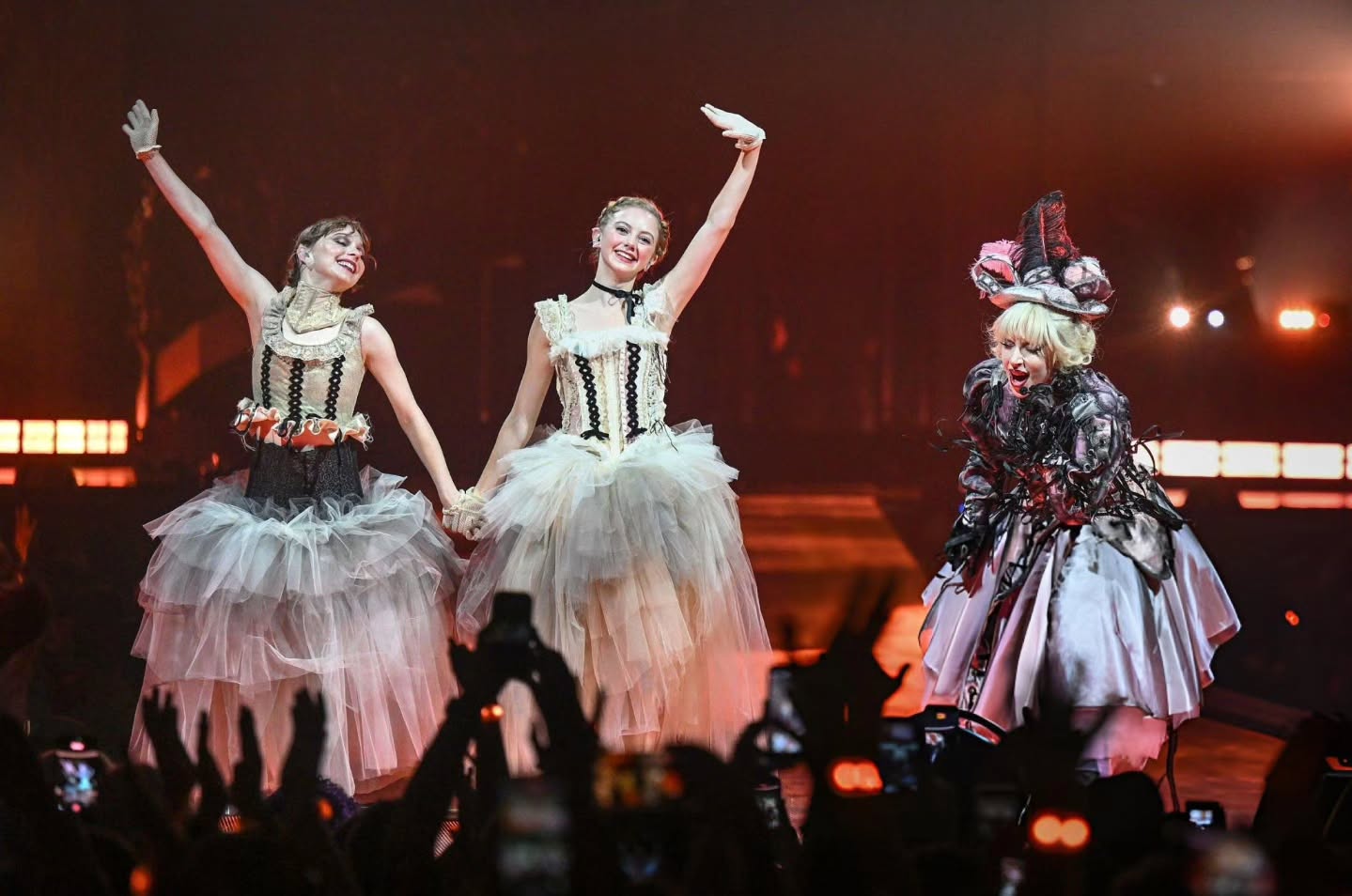 what the flip
 Thank you @ladygaga for inviting us on stage to crash two songs! This was such an amazing night, I've missed performing to an audience so much. Even though I've never done it in front of crowd this big before.....eeeeeekkkkkkkkk!!! Will never forget this