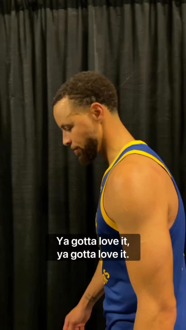 “Everybody stepped up… you gotta love it.” 👏 @stephencurry30 sounds off postgame following an electric @warriors road win in the @emirates NBA Cup! 🔊