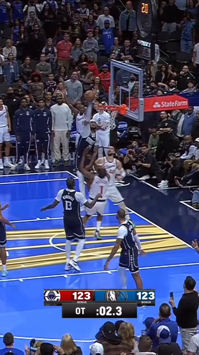 Clutch buckets and timely blocks, experience the incredible double OT thriller between the @laclippers and @dallasmavs in the @emirates NBA Cup West B group play! 👀