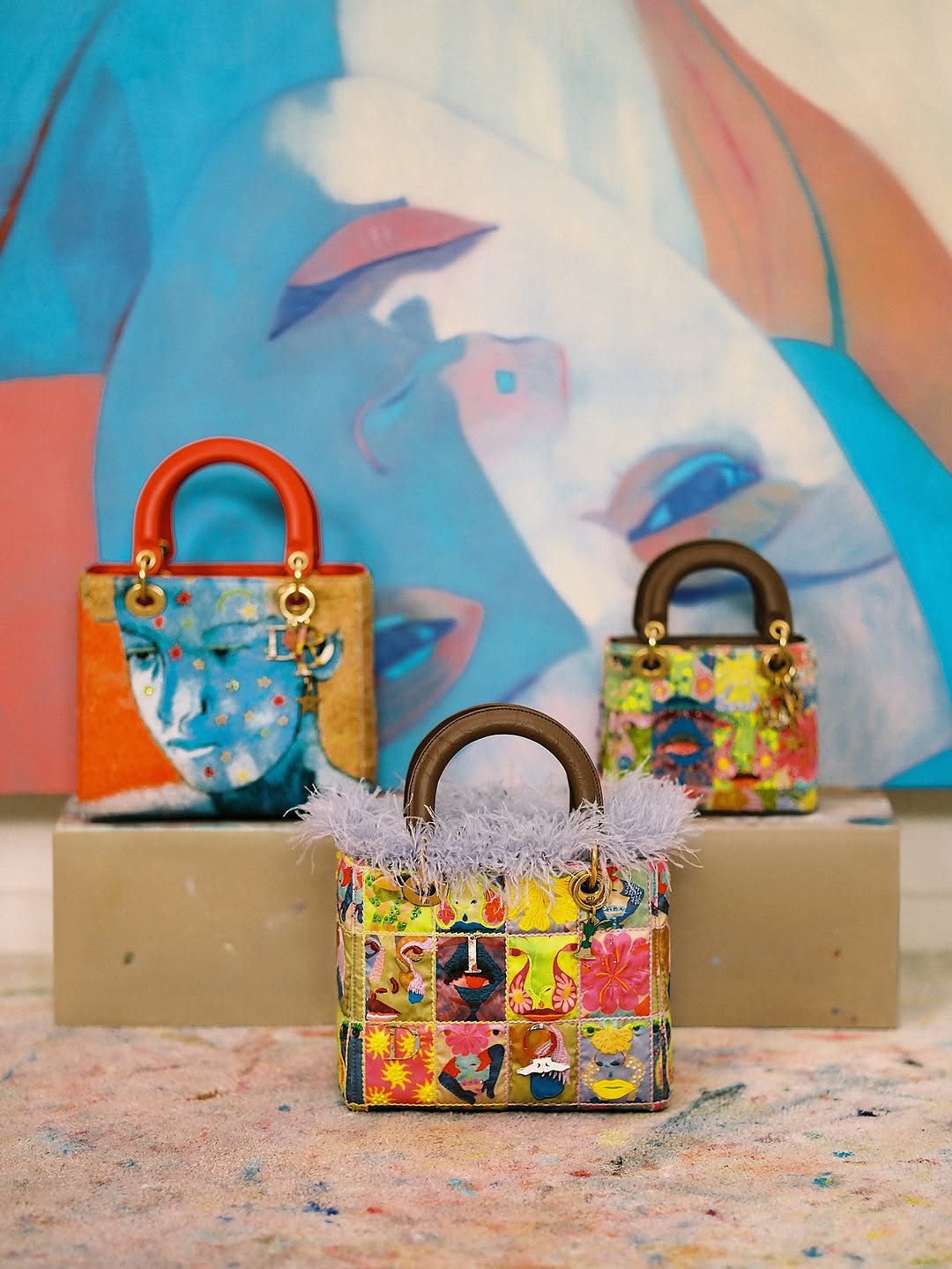 French painter Inès Longevial interprets the Lady Dior through her unique artistic vision for the 10th Dior Lady Art
 
#DiorLadyArt 
@InesLongevial