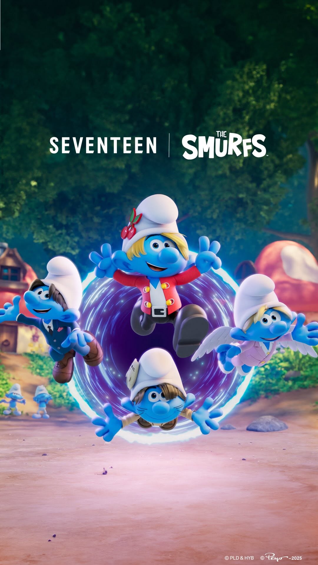 SEVENTEEN | THE SMURFS  Happiness is now!

Watch the full video on YouTube 2PM (GMT)
#세븐틴 #음악의신 #스머프 #SEVENTEEN #GODOFMUSIC #SMURFS