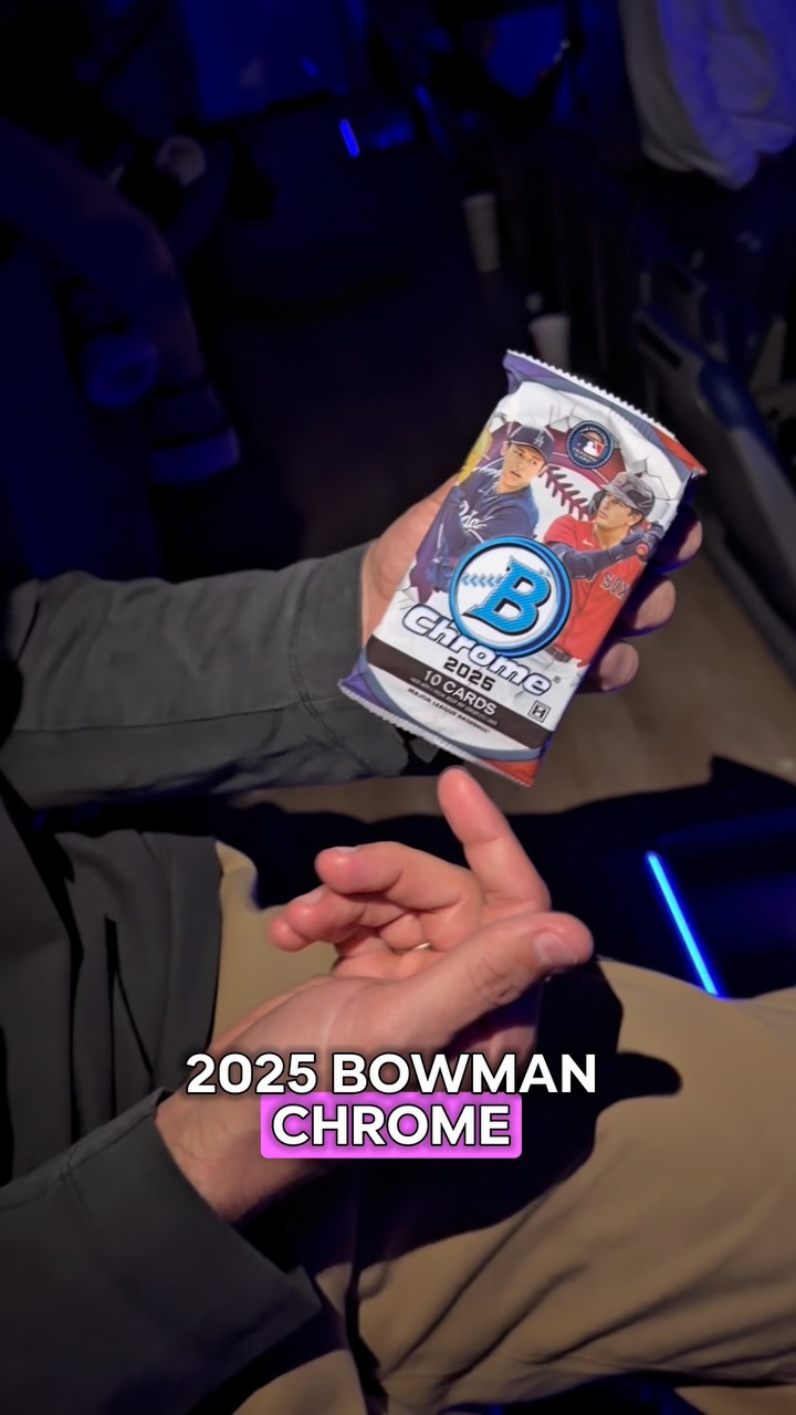 Quién dijo que solo se abren sobres en casa? Topps Chrome Bowman también se abre en conciertos 🎤

Disponible ahora en grizicards.com ⚾️