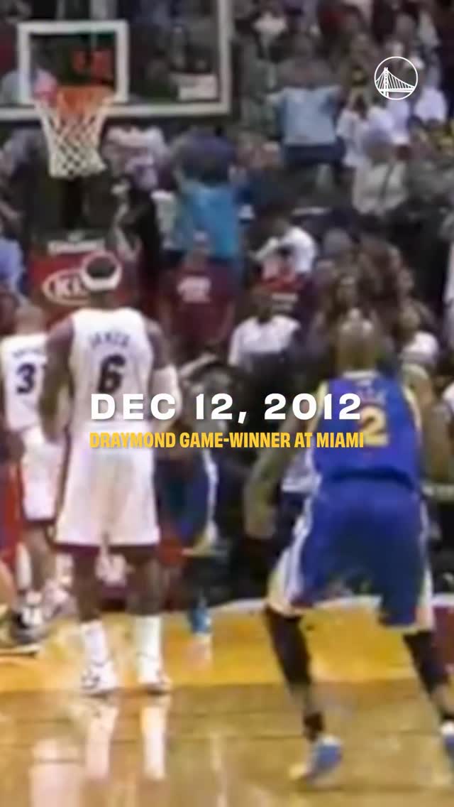 Dec 12, 2012 - Rookie Dray called GAME in Miami

25 Games From Past 25 Years
