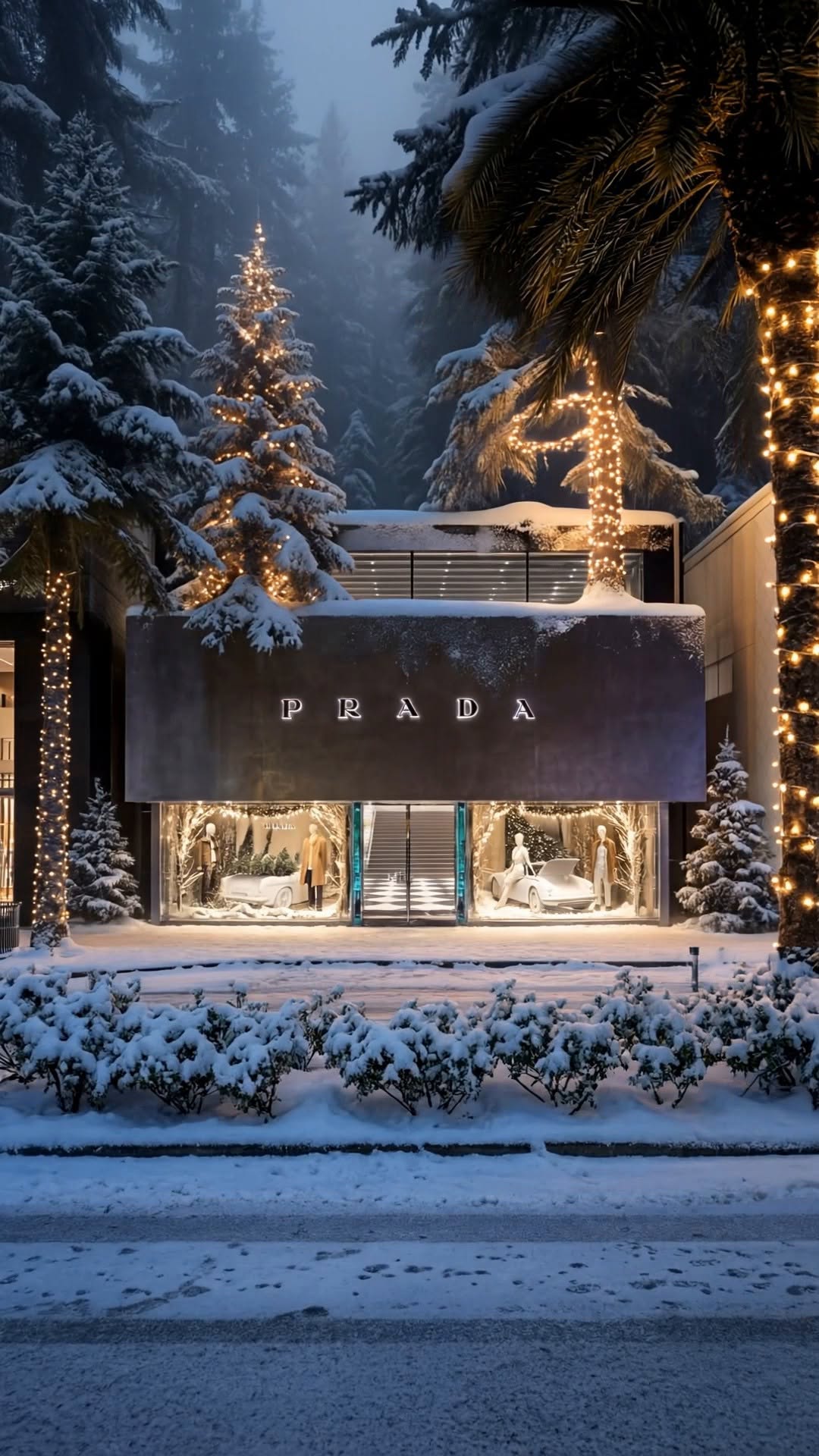 The holiday season glows with quiet beauty, where soft light and festive touches hint at the spirit of the holidays.
Experience the atmosphere at Prada stores.

#PradaHoliday #PradaGifts #Prada