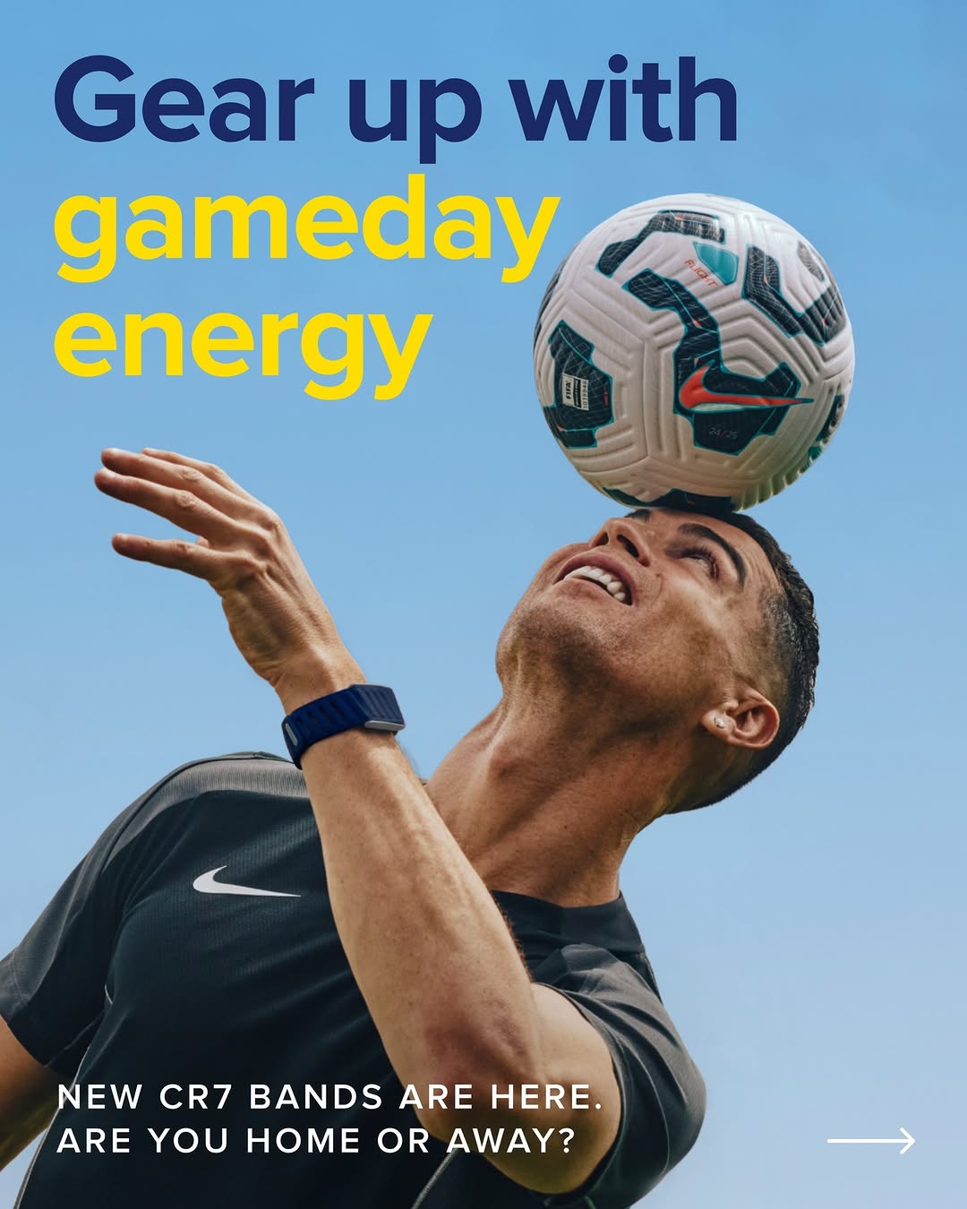 Wherever you play, these bands keep you ready for every moment. Are you home or away? 👀👇