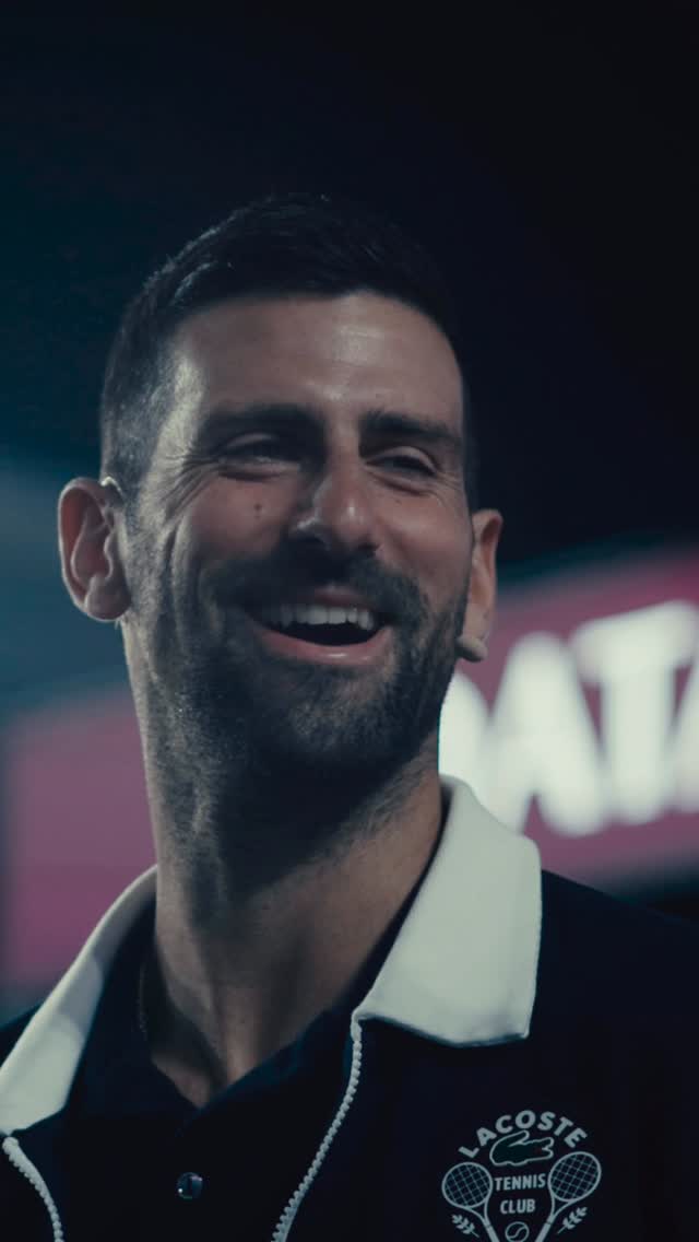 A moment of calm before the sprint, with @djokernole, Global Brand Ambassador and Wellness Advisor 🎾🏎️ 

#NovakDjokovic #QatarAirways