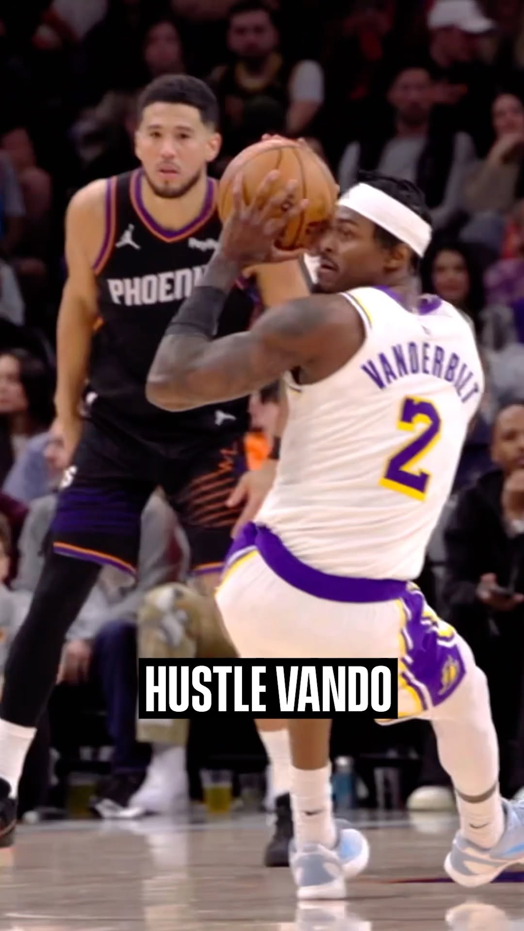 Vando with the hustle. LeBron with the three.