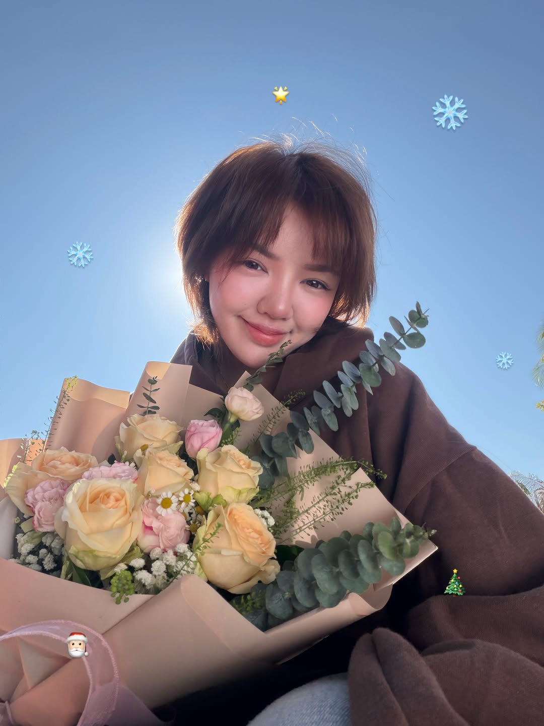 Santa knows I love flowers 🎅🏻🎄🌟💫