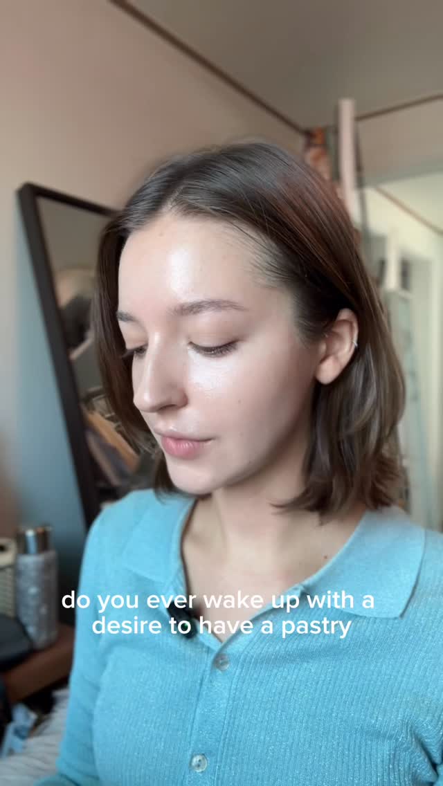 pastry — yes, but first, spoon of olive oil with lemon juice. 
🥐