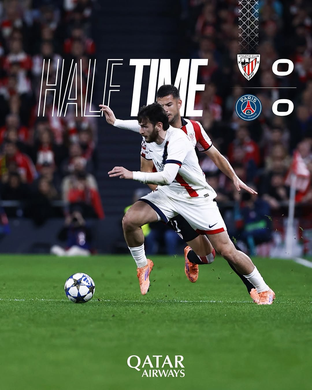 All square at the break ⏸️