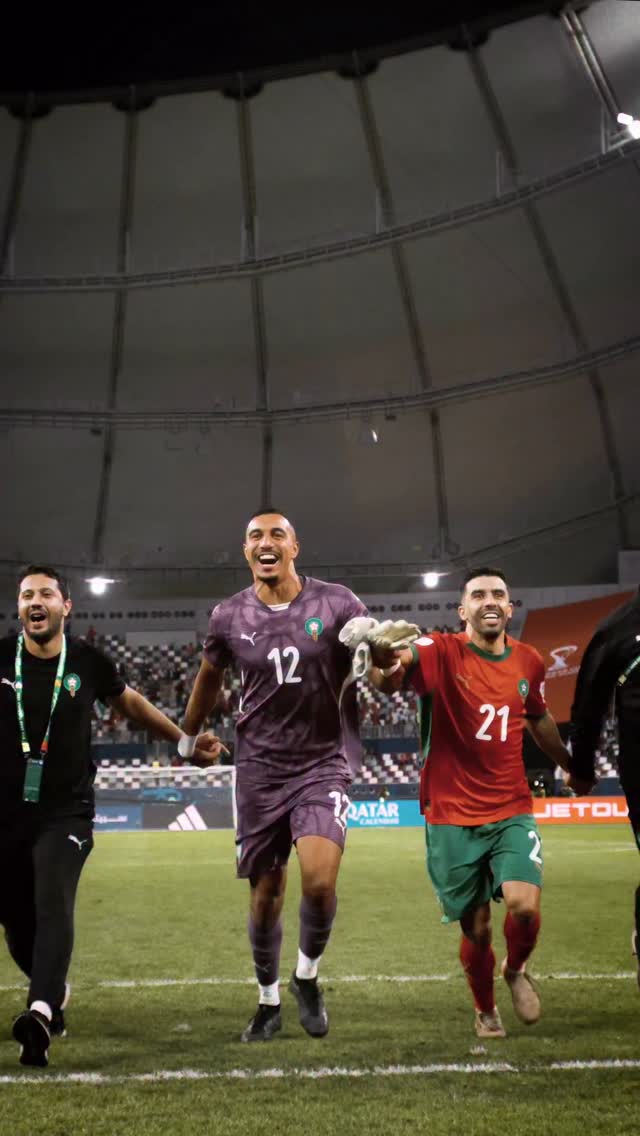 Déjà vu 🇲🇦🎉

Morocco reach the Semi-finals in Qatar once again. 

#FIFArabCup