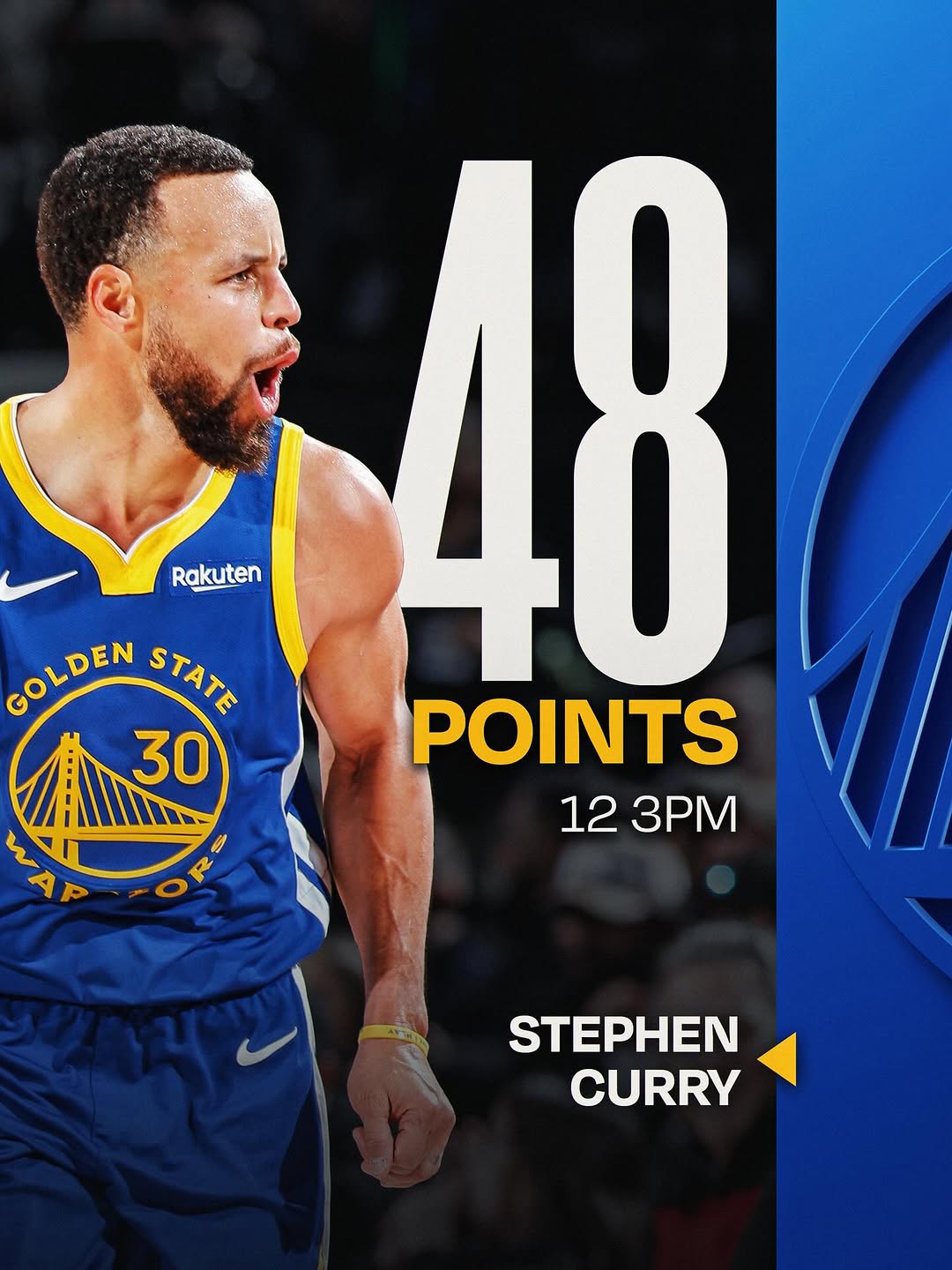 @stephencurry30 dropped 48 PTS and 12 threes tonight in Portland 🔥 He now holds 1/4 of all 10+ 3PM games in NBA history!