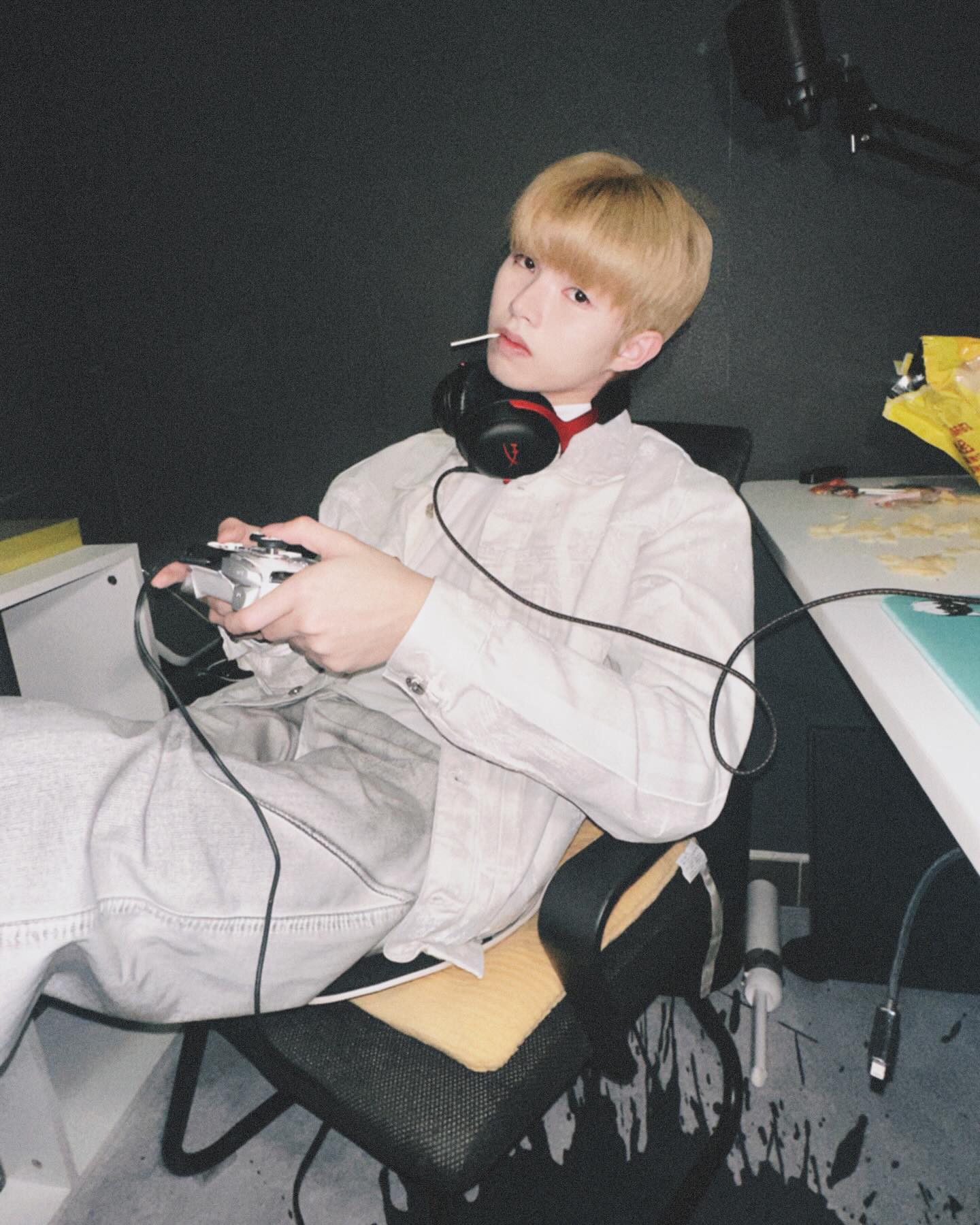 Game,sweet and potato chips.