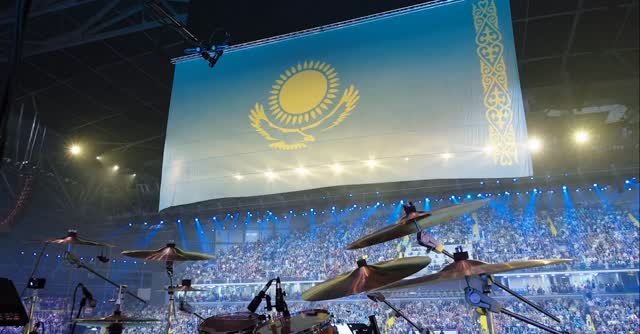 Dears, on October 5 at Madison Square Garden we will represent Kazakhstan to the whole world.
On this special evening, I want to invite you to join me in singing the National Anthem of our Motherland.
For me, you are not just an audience, but close friends of Kazakhstan.
Let the Anthem resound in the heart of America as a symbol of our pride, the friendship of nations, and our unity.Here are the lyrics of the chorus

Menin’ elim, menin’ elim,
Gu’lin’ bolyp egilemin,
Jyryn’ bolyp to’gilemin, elim!
Ty’g’an jerim menin’ - Qazaqstanym!