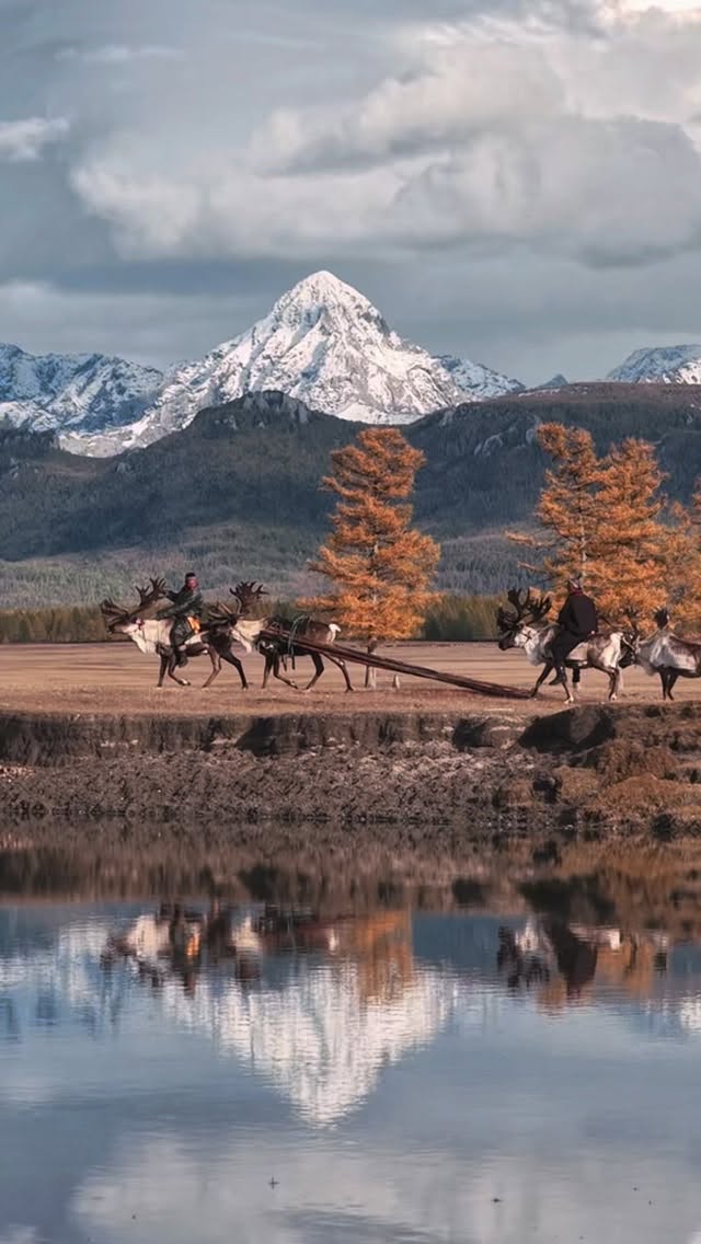 Tsaatan nomads  in Mongolia
