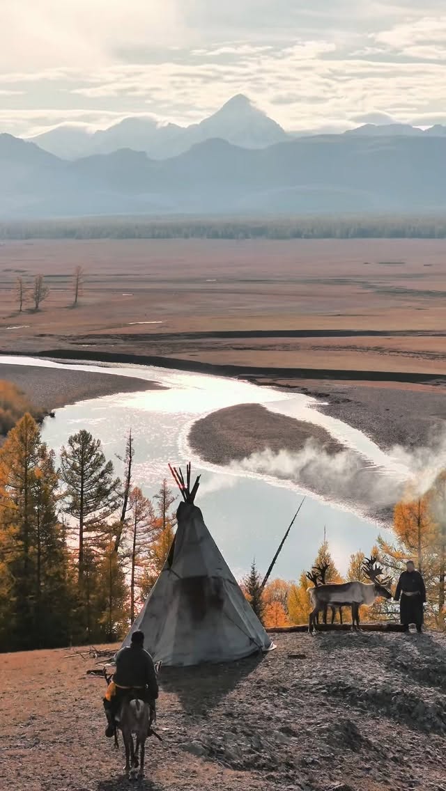 Tsaatan nomads  in Mongolia