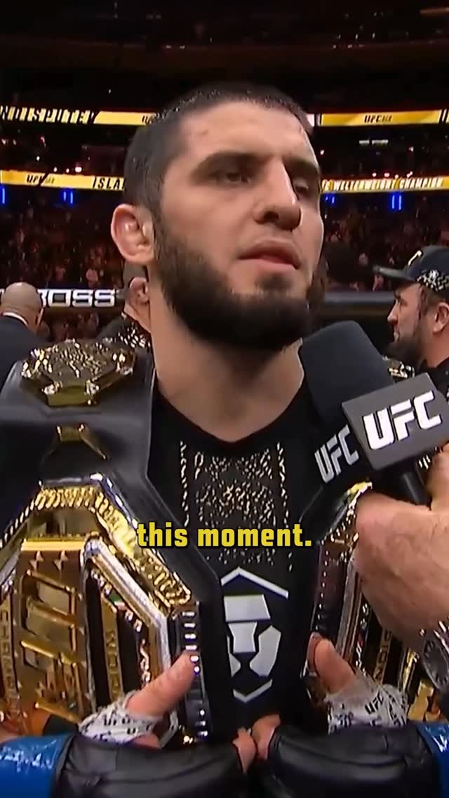 A dream come true 🏆🏆

@Islam_Makhachev accomplished exactly what he set out to do!

[ #VeChain #UFC322 ]
