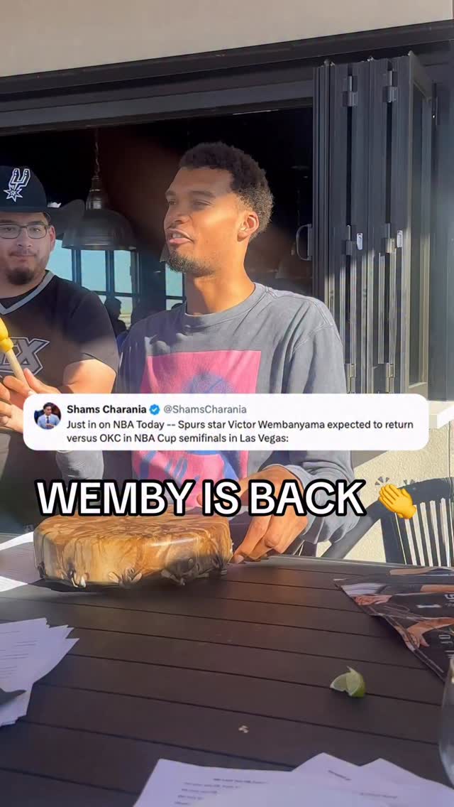 Professor Wemby is back and class is in session 👽 

(via @spursjackals)