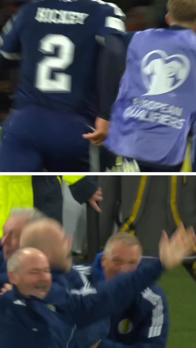 The one time Steve Clarke is happy Kenny McLean didn’t listen to him 😅