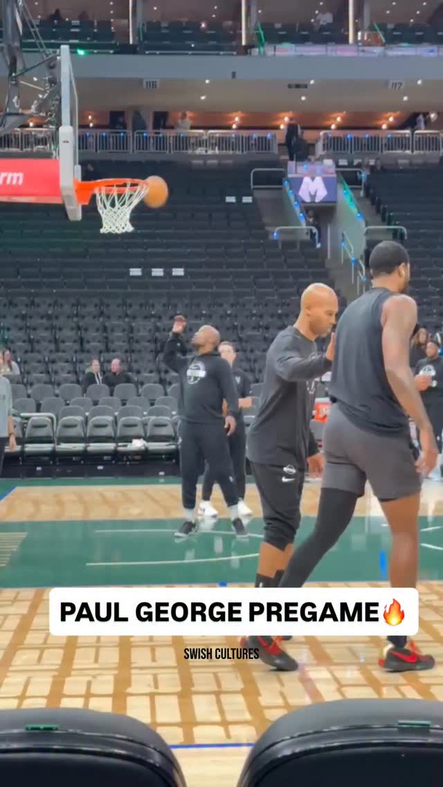 Paul George will be starting tonight vs the Bucks 🔥 (📱: @miikeec)