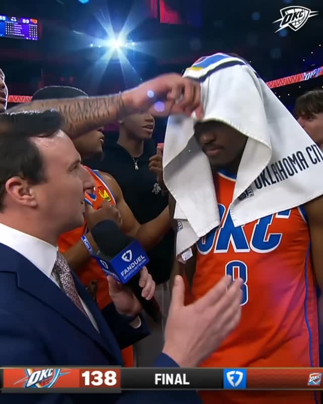 Each game is a new opportunity 🤝

Check in with @jalenjdubwilliams and @nickgallo22 following tonight’s win 🎙️