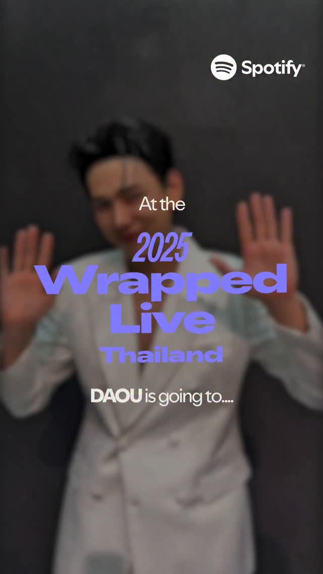 น้อง Radar มีโชว์นะคั้บบแล้วมาเจอกันฮะะะ 
@spotifyth #SpotifyWrappedLiveTH2025