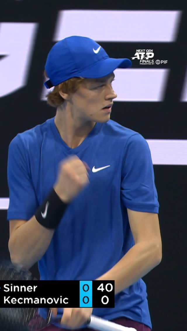 18-year old Jannik Sinner was unreal 😲 @janniksin 

@nextgenfinals #NextGenATPFinals