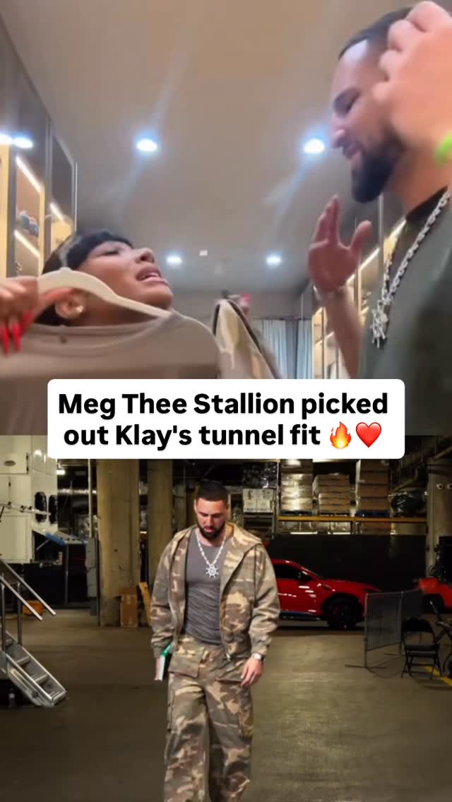 Meg got Klay fitted right 👌 (via @theestallion, @dallasmavs)

#nba #megtheestallion #klaythompson #mavs