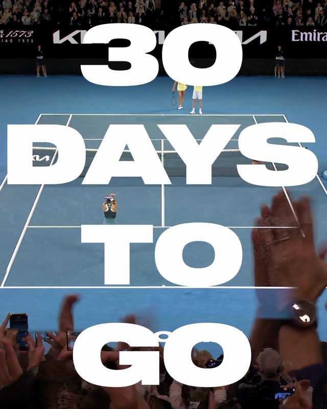 The camera may be playing tricks on you but not the calendar 😉 

30 days away from #AO26 🥳